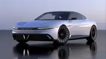 DeLorean Alpha5 exterior front three-quarter view
