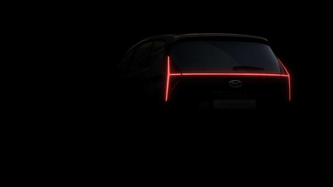 Teaser lampu belakang Hyundai Stargazer untuk pasar Indonesia.