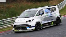 Ford Electric SuperVan on the Nurburgring