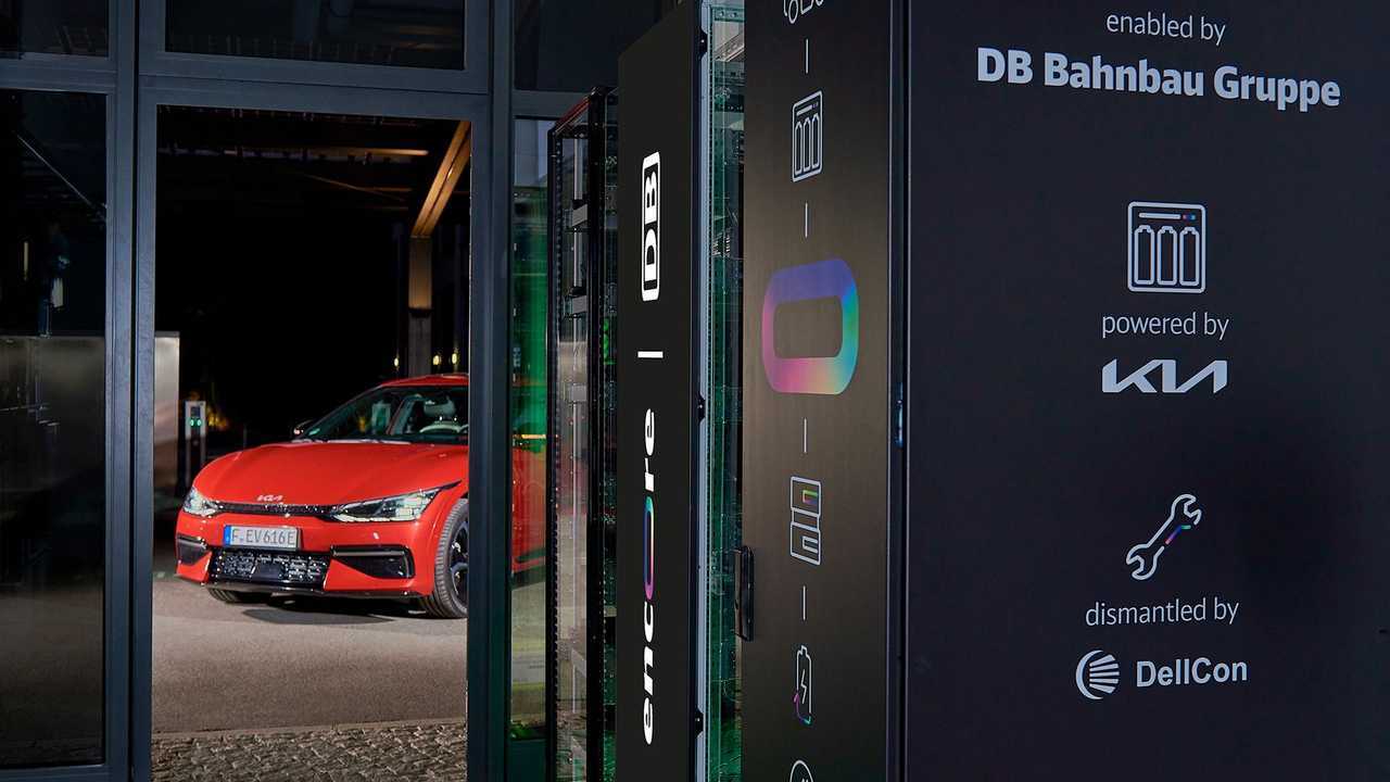 Il sistema di accumulo realizzato con le batterie delle Kia e-Soul