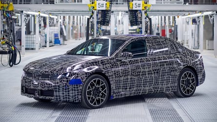 BMW i3 Vorserienfahrzeug im BMW Group Werk München