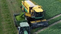 Oxbo GP6300: raccoglitrice di piselli 2 o 3 assi ad alta resa