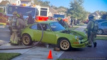 Elektrischer Porsche 912 brennt aus