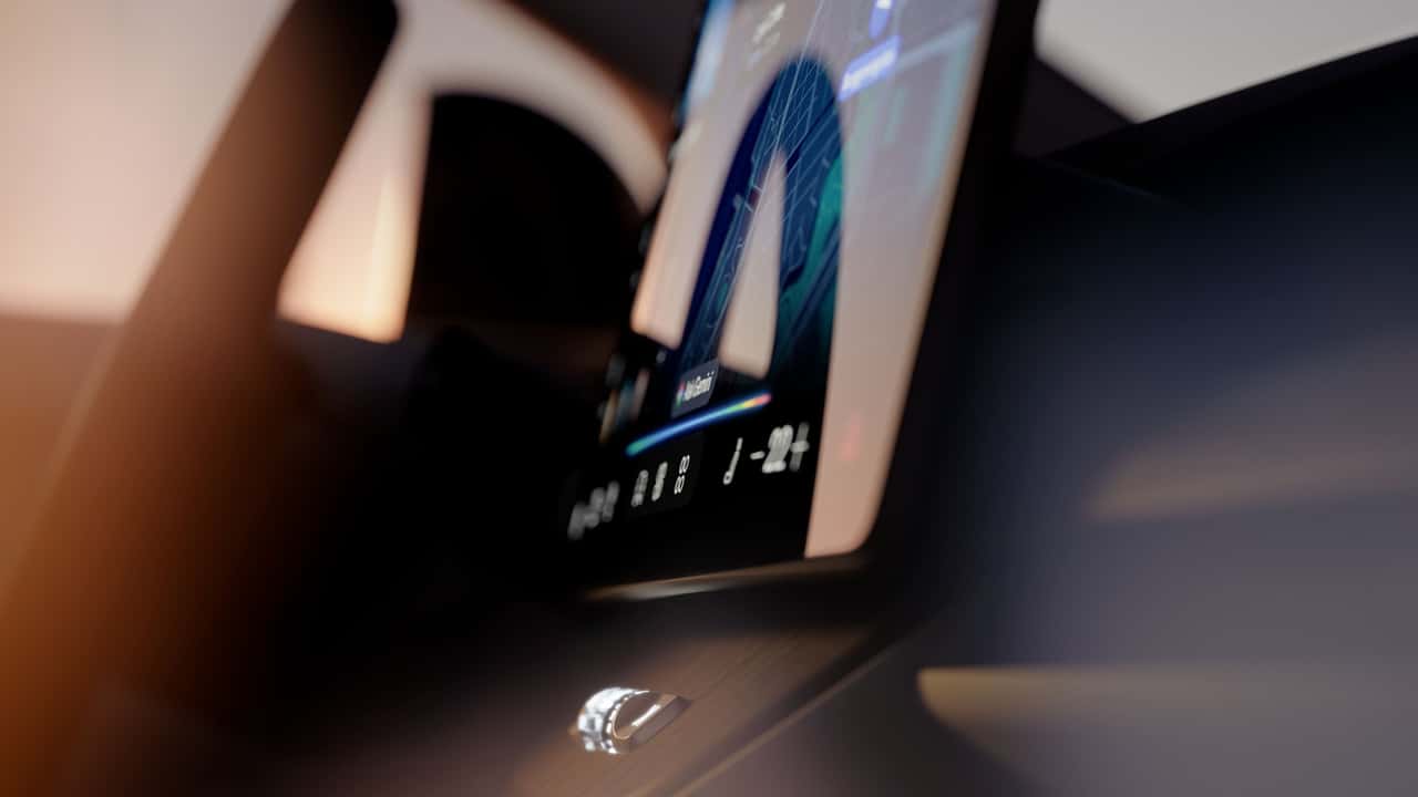 Volvo EX60, i teaser degli interni