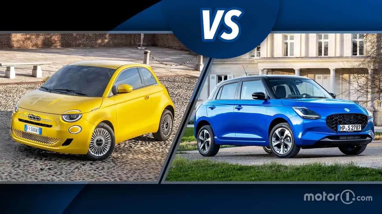 Fiat 500 Hybrid vs. Suzuki Swift