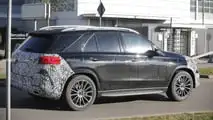 Mercedes GLE Facelift (2025) Erlkönigfotos