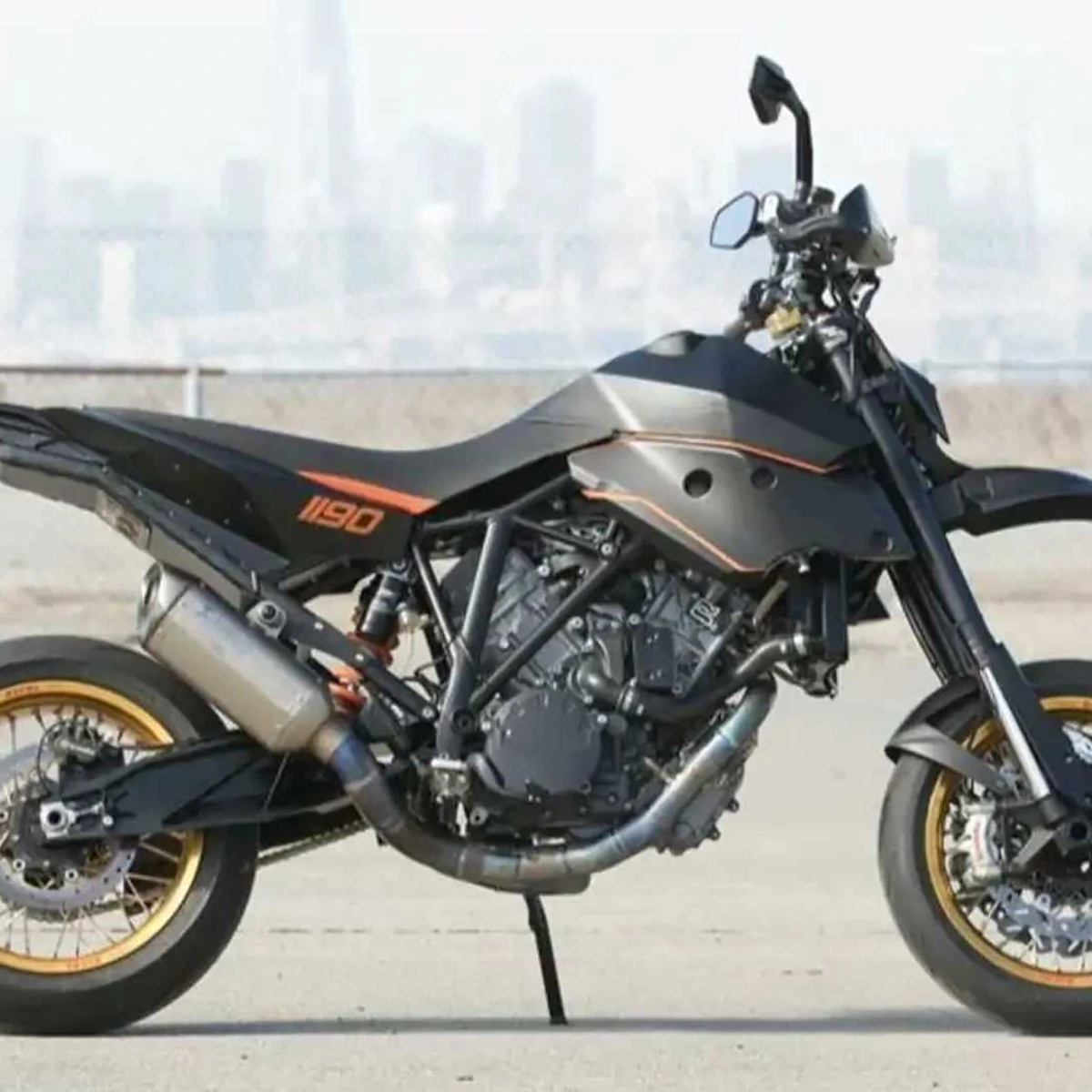 Custom Shop Transforms KTM 1190 Adventure Into A Manic Motard