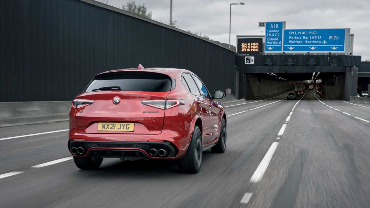 Alfa Romeo Stelvio Quadrifoglio UK's best-sounding tunnels.