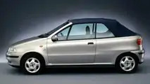 Fiat Punto Cabrio ELX, laterale capote alzata