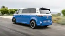 US-spec 2024 Volkswagen ID. Buzz LWB exterior driving shots