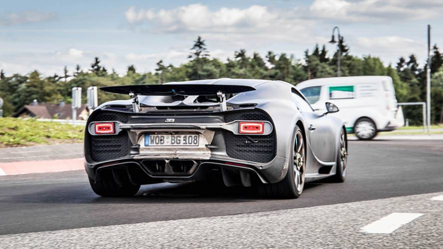 Bugatti Chiron prototipo de pruebas