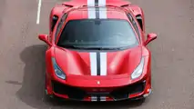 Ferrari 488 Pista, prova sul circuito di Fiorano