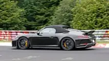 Porsche 911 Speedster Uncovered Spy Photos