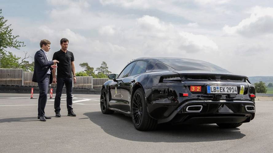 Mark Webber Porsche Mission E test sürüşü