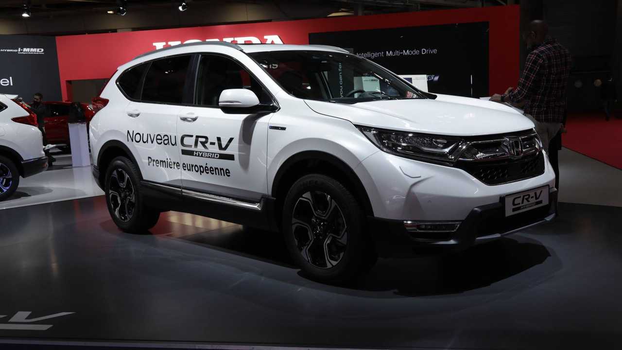 Production Ready Honda Cr V Hybrid Arrives At Paris Motor Show