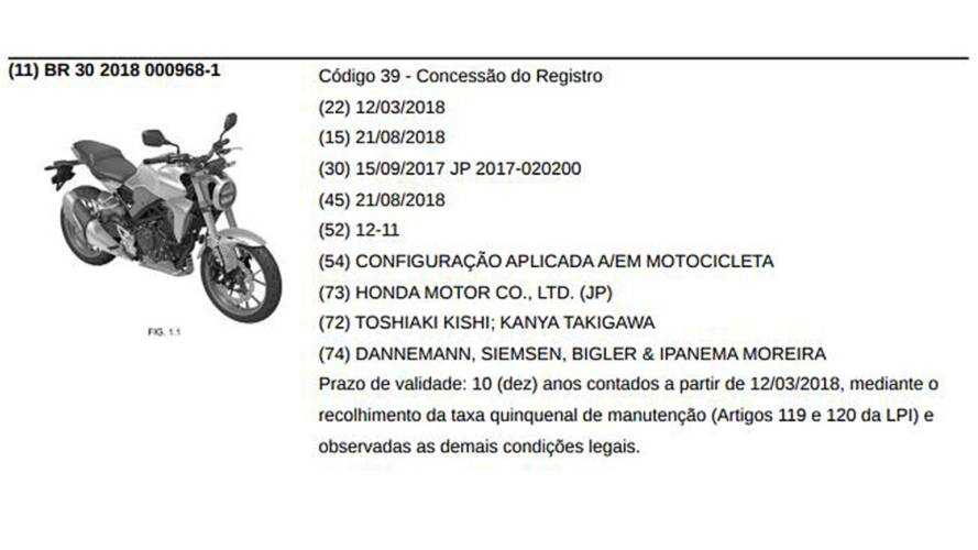 Honda CB300R - INPI