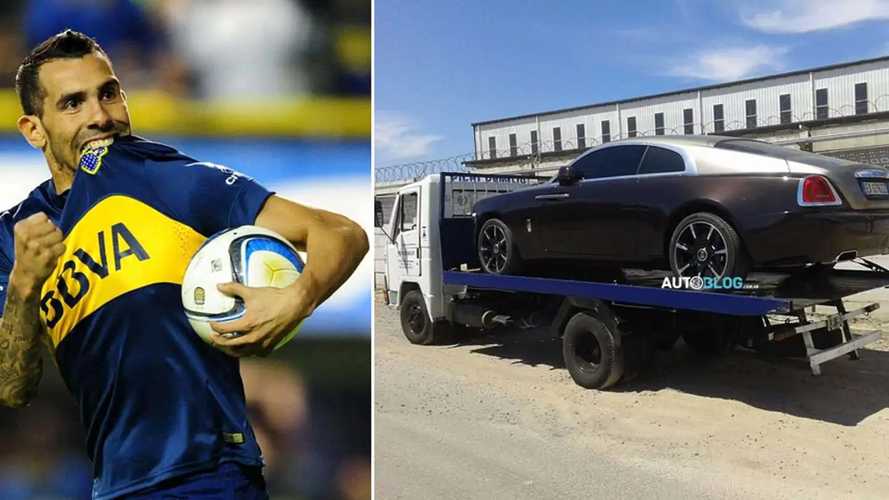 Carlos Tévez trajo su Rolls-Royce a la Argentina