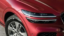 Genesis GV70 Sport (2021) en rouge Mauna