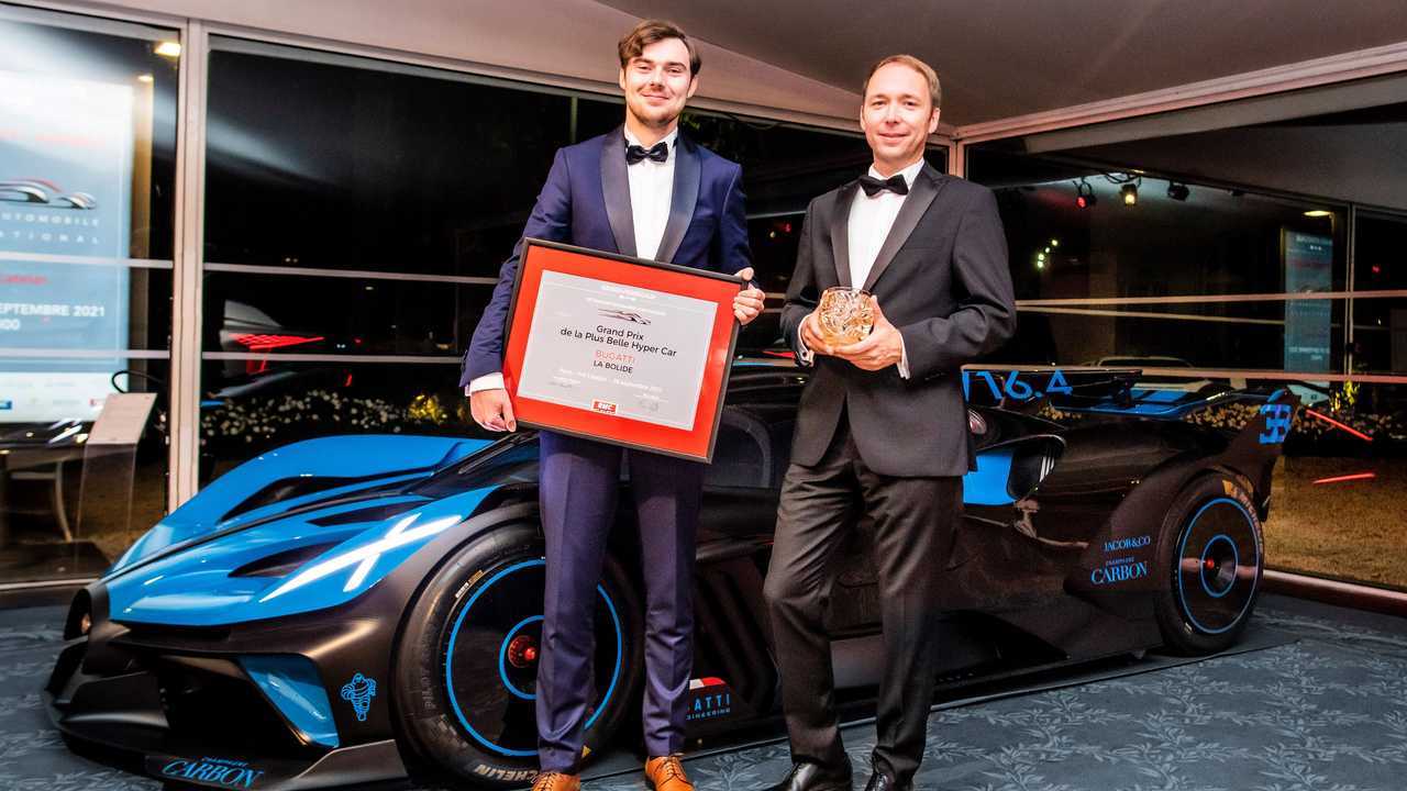 Bugatti Bolide remporte le prix de la plus belle hypercar du monde 2021