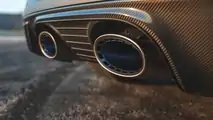 Système d'échappement extérieur du Porsche Cayenne Turbo GT 2022