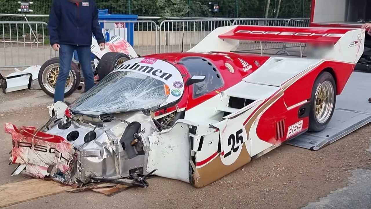 Porsche 962C en Spa-Francorchamps
