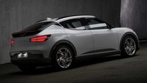 Genesis GV60 Official Images Low Angle Side