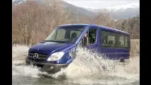 Im Bus am Berg