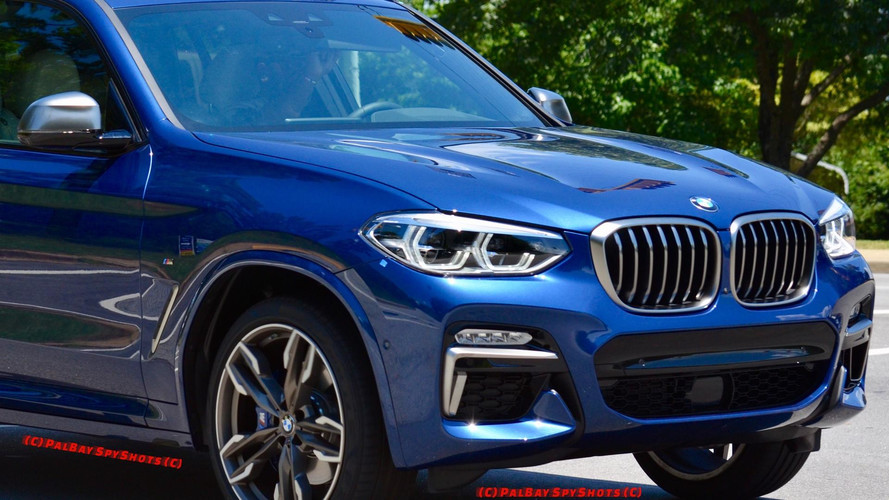 2018 BMW X3 M40i on the road