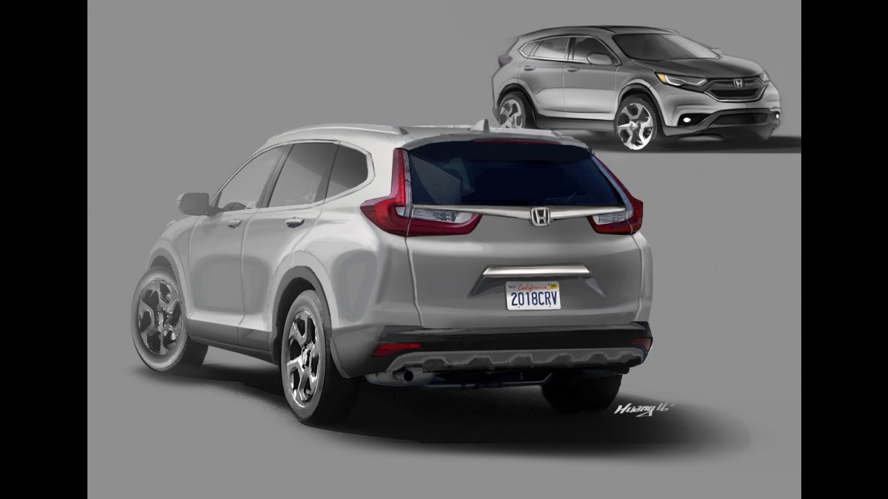 Honda CR-V 2018 terá versão esportiva com motor 2.0 turbo do Civic Type R