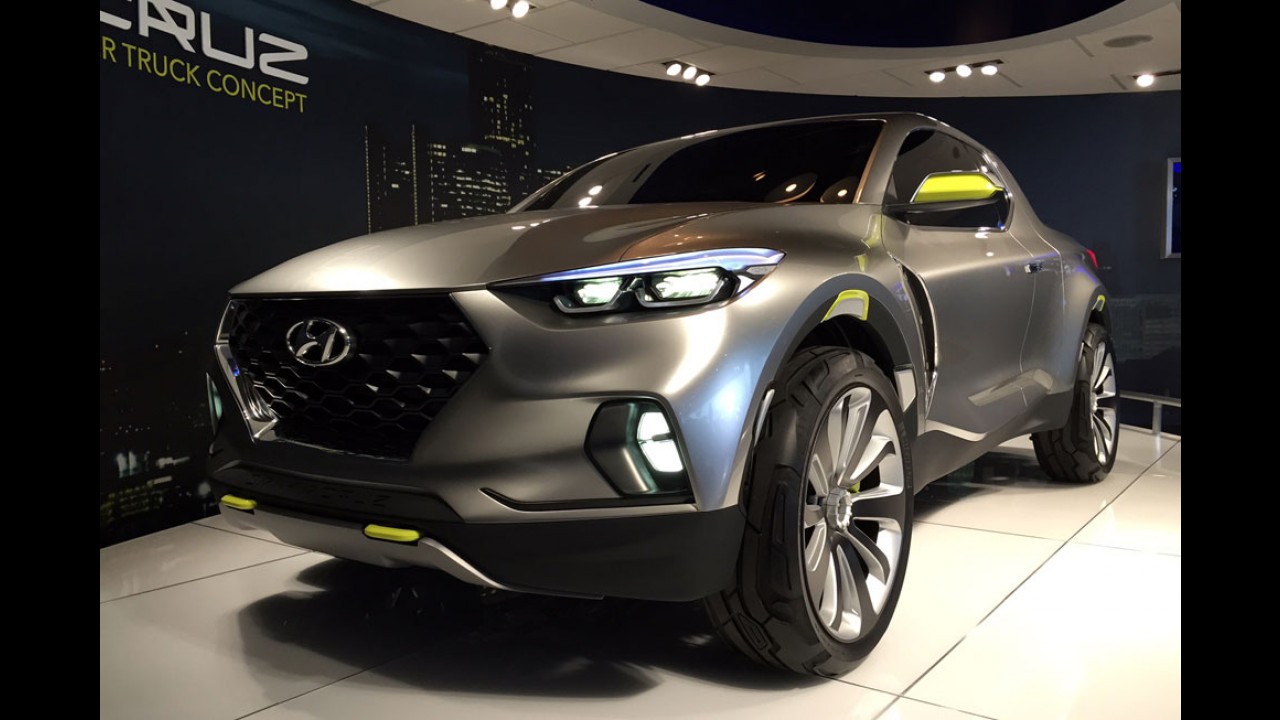 Hyundai considera produzir picape Santa Cruz após boa aceitação do público