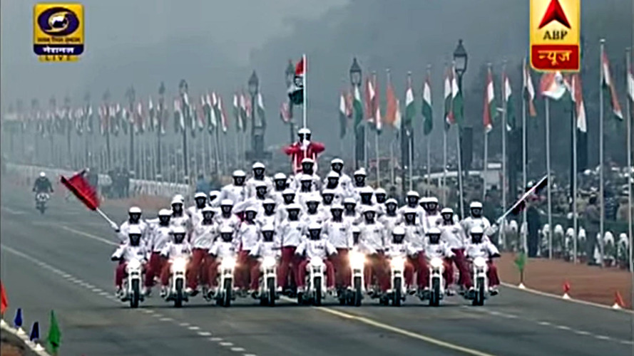 India Republic Day Motorcycle Stunt