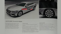2018 Mercedes E-Class leaked brochure