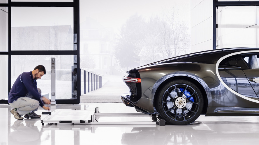 2017 Bugatti Chiron üretimi Molsheim fabrikasında başladı