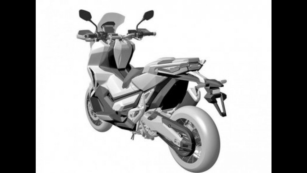 Segredo: Vazam imagens de patente do scooter aventureiro da Honda