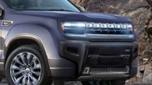 GMC Hummer three-row SUV rendering