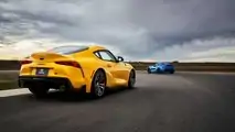 Toyota Supra 2.0 turbo benzina 4 cilindri, prova su strada