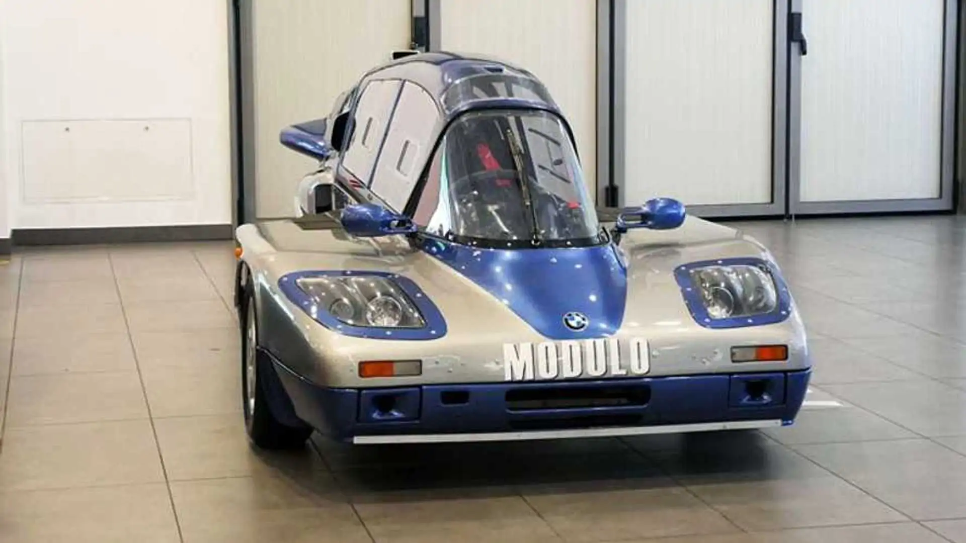 BMW K 1200 メガバイクセレクション（マジョレット） BMW K1200GT Magnesium Stingray Silver & Red Stickers Kit