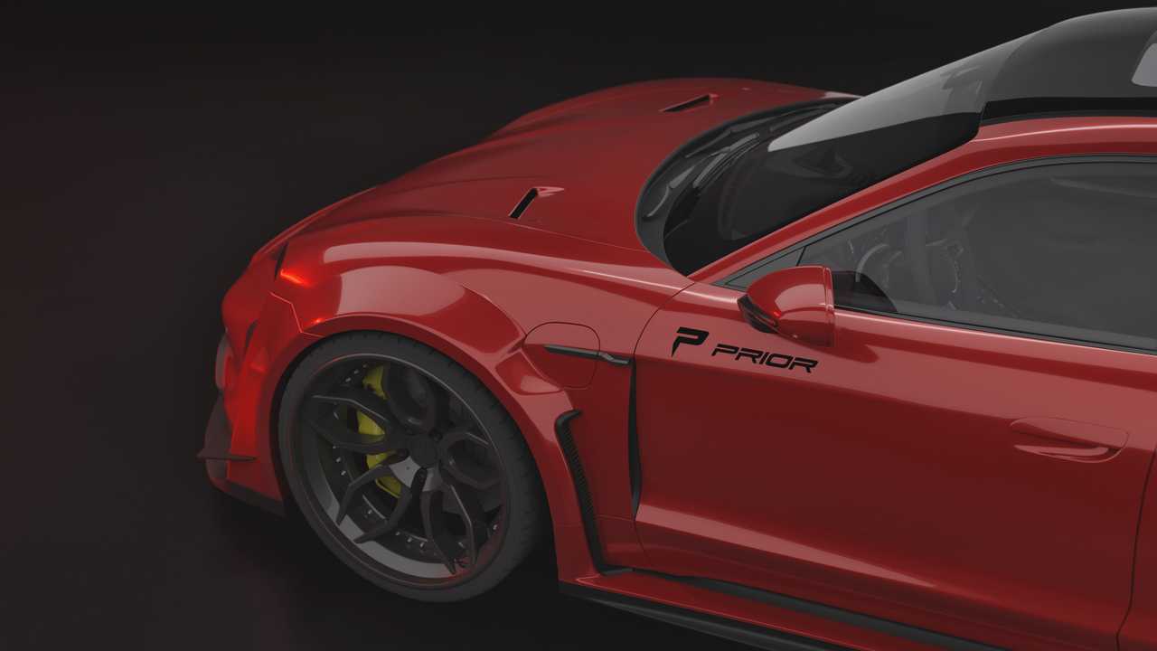 Porsche Taycan Turbo S de Prior Design rueda