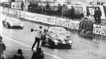 Ford's first win in the 24 Hours of Le Mans, 1966- the winning Ford GT-40 Mark II driven by Bruce McLaren and Chris Amon