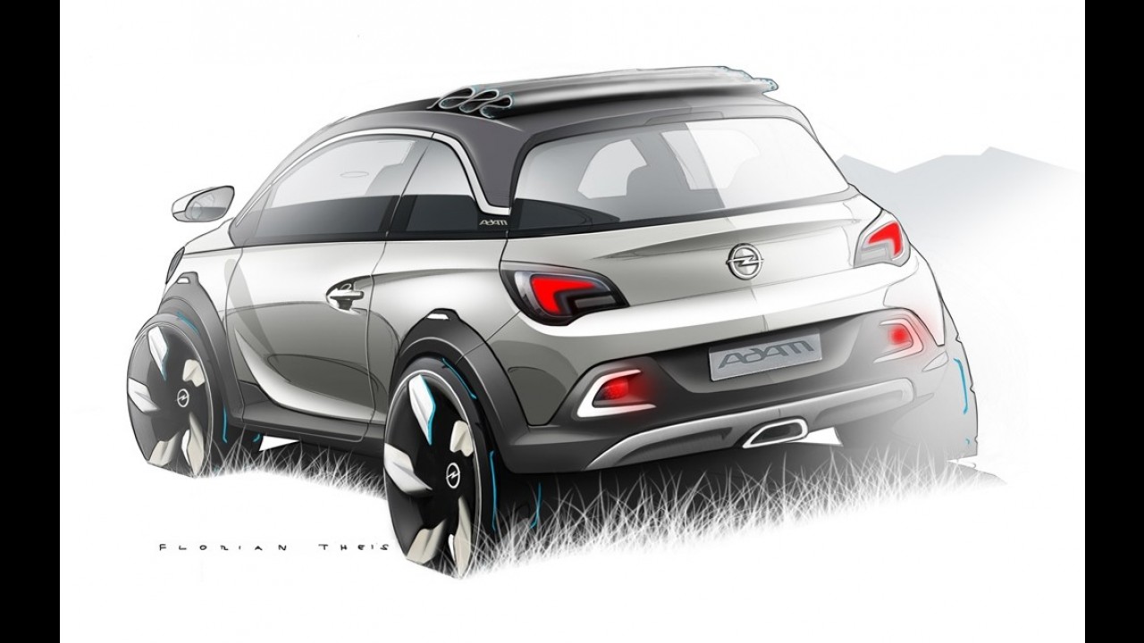 Opel mostrará mini-crossover conversível Adam Rocks no Salão de Genebra