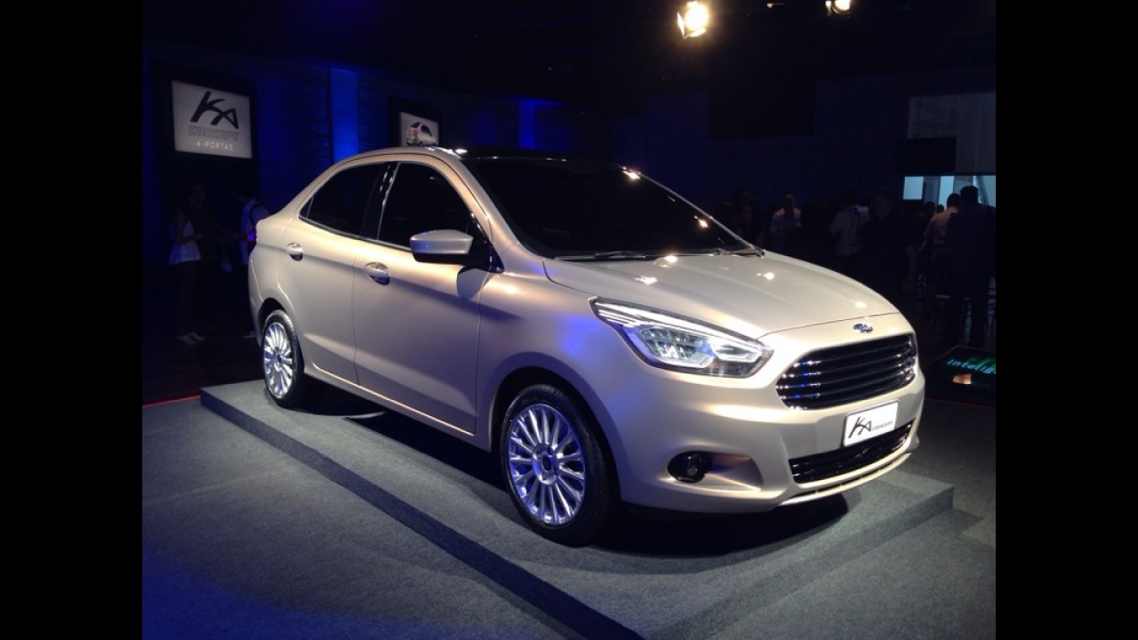 Ford revela conceito do inédito Ka Sedan, que vem brigar com Prisma e HB20S