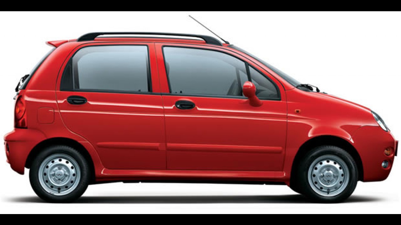 Chery QQ já está no site da marca no Brasil
