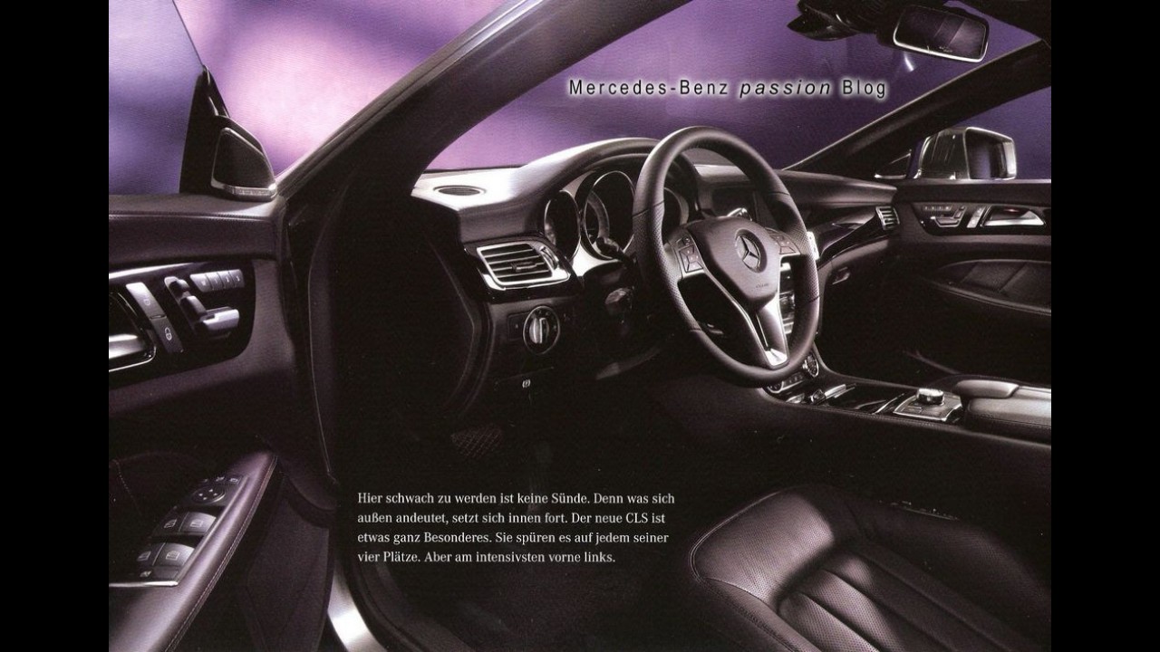 Vazam primeiras imagens oficiais do Novo Mercedes CLS 2011