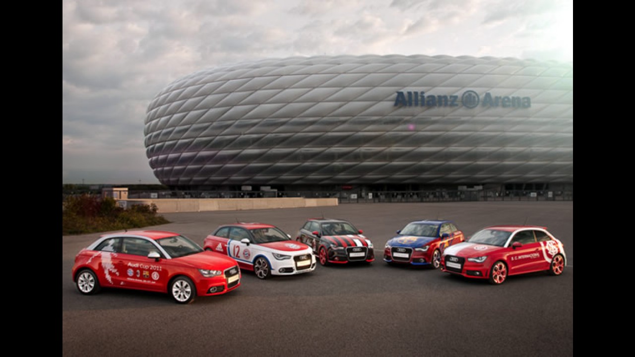 Audi Cup terá A1 personalizado com as cores e brasão do Internacional de Porto Alegre