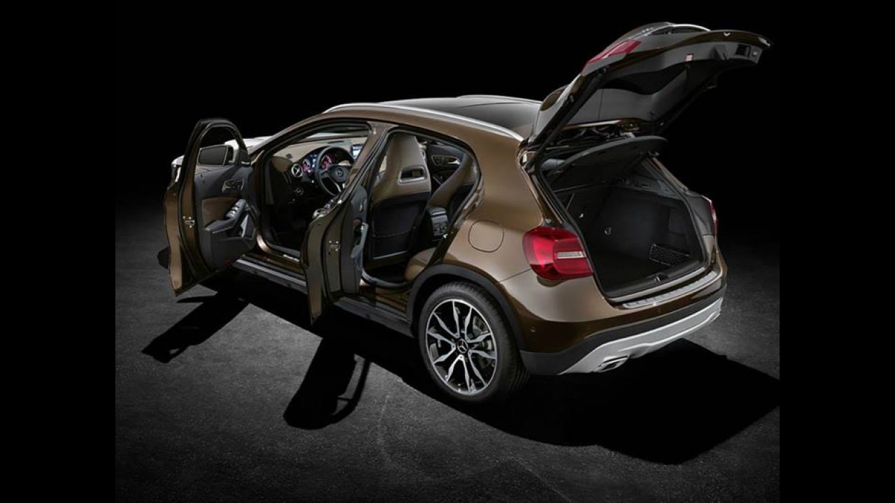 Vazou! Veja galeria com imagens oficiais do novo Mercedes GLA