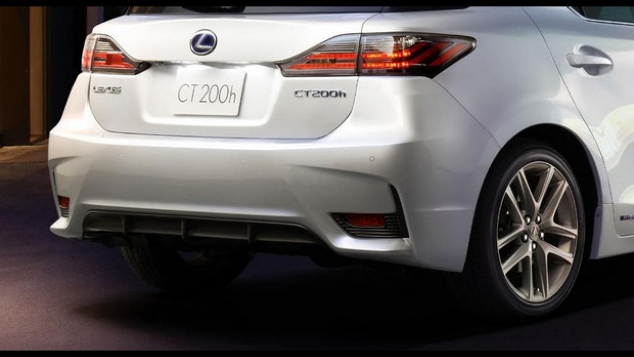Lexus CT 200h reestilizado tem as primeiras imagens oficiais reveladas