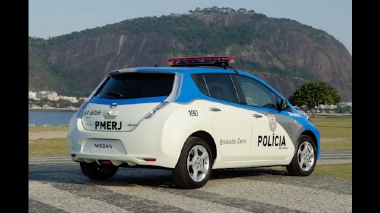 Polícia Militar do Rio de Janeiro recebe duas unidades do Nissan Leaf