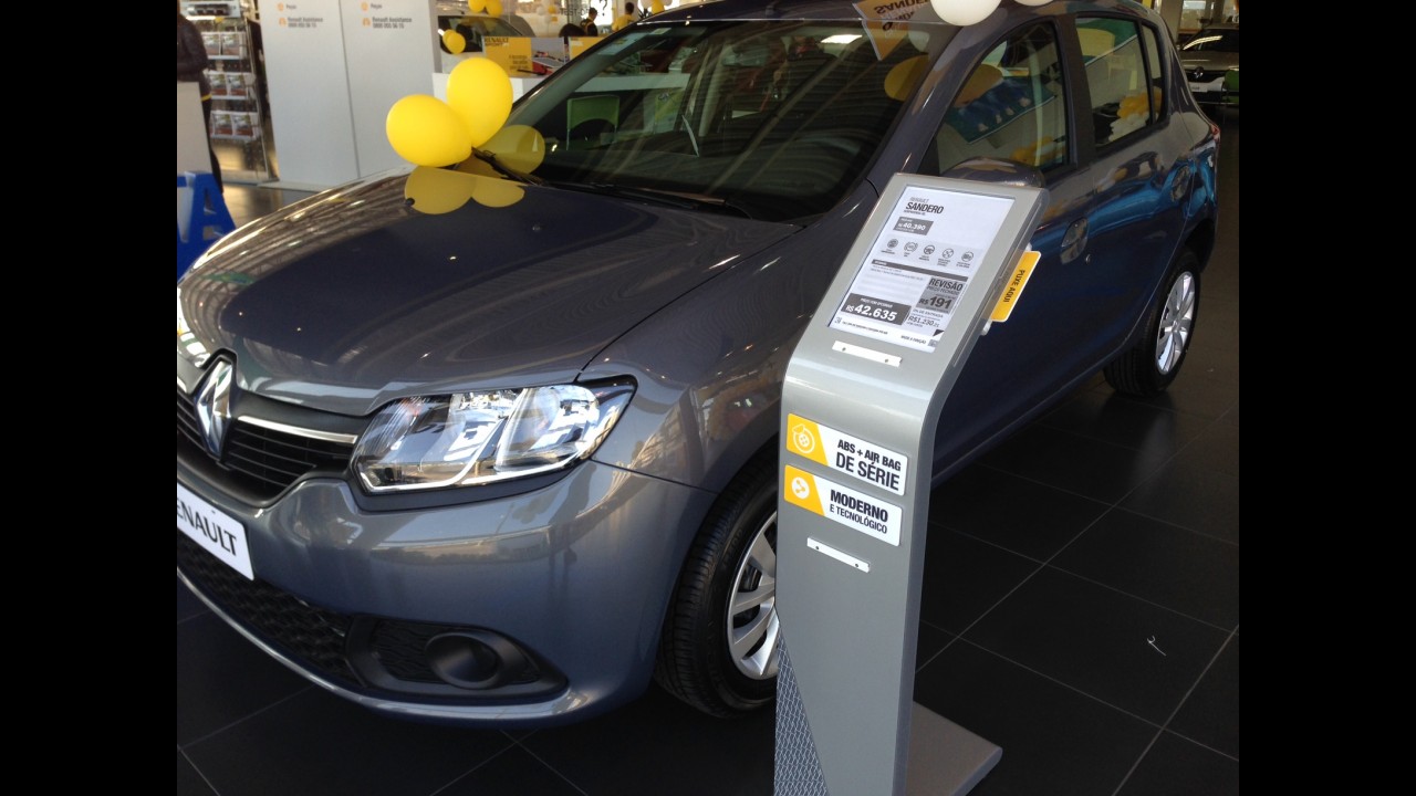 Novo Renault Sandero já é vendido com sobrepreço de até R$ 2 mil
