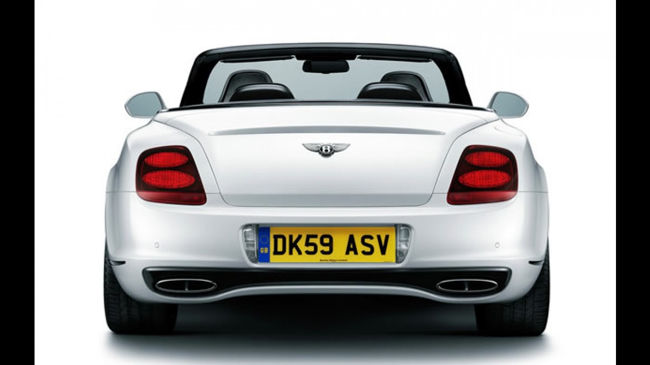 Bentley apresenta o Continental Supersports Convertible 2011 em Genebra com seus 612cv
