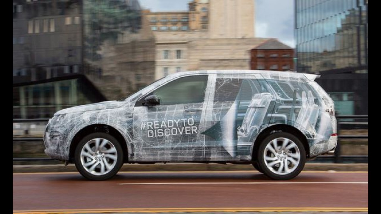 Novas imagens do Land Rover Discovery Sport revelam terceira fileira de bancos